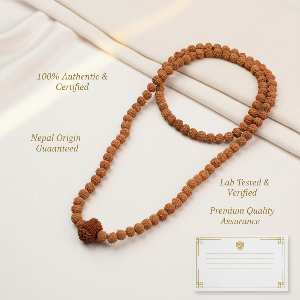 12 Mukhi in 5 Mukhi Mala Authenticity