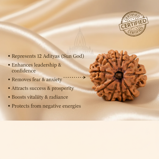 12 Mukhi Rudraksha Benefits