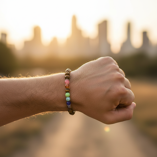 7 Chakra Tiger Eye Bracelet – Lifestyle