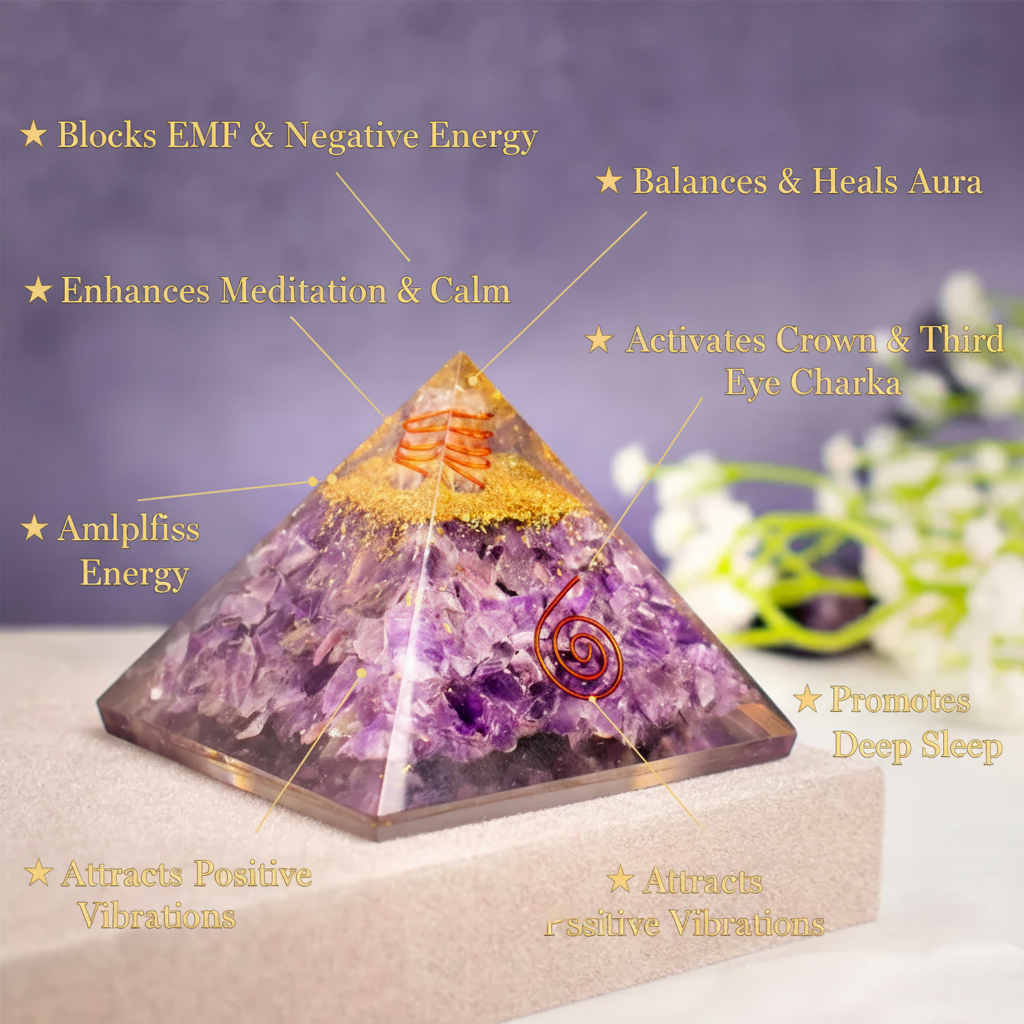 Amethyst Orgone Pyramid Benefits No Title