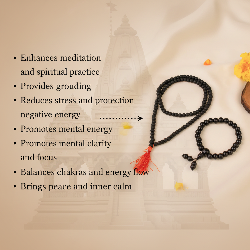 Black Beaded Mala Benefits