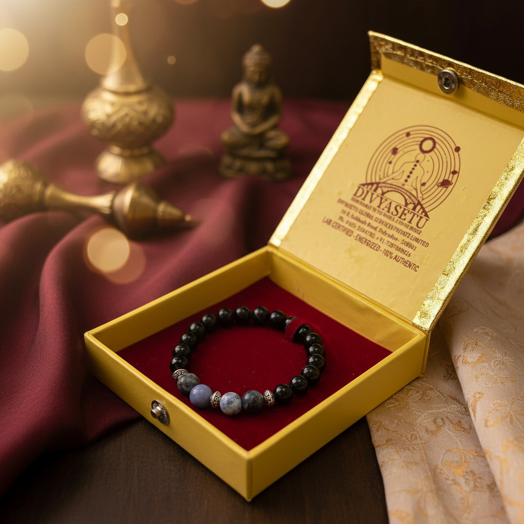 Black Tourmaline Bracelet in Gift Box