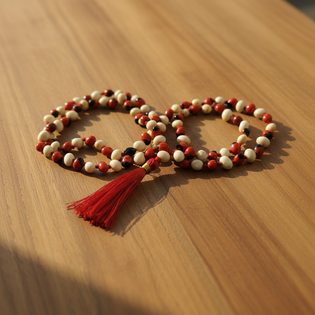 Chirmi Mala – Flat Lay Lifestyle Shot 2