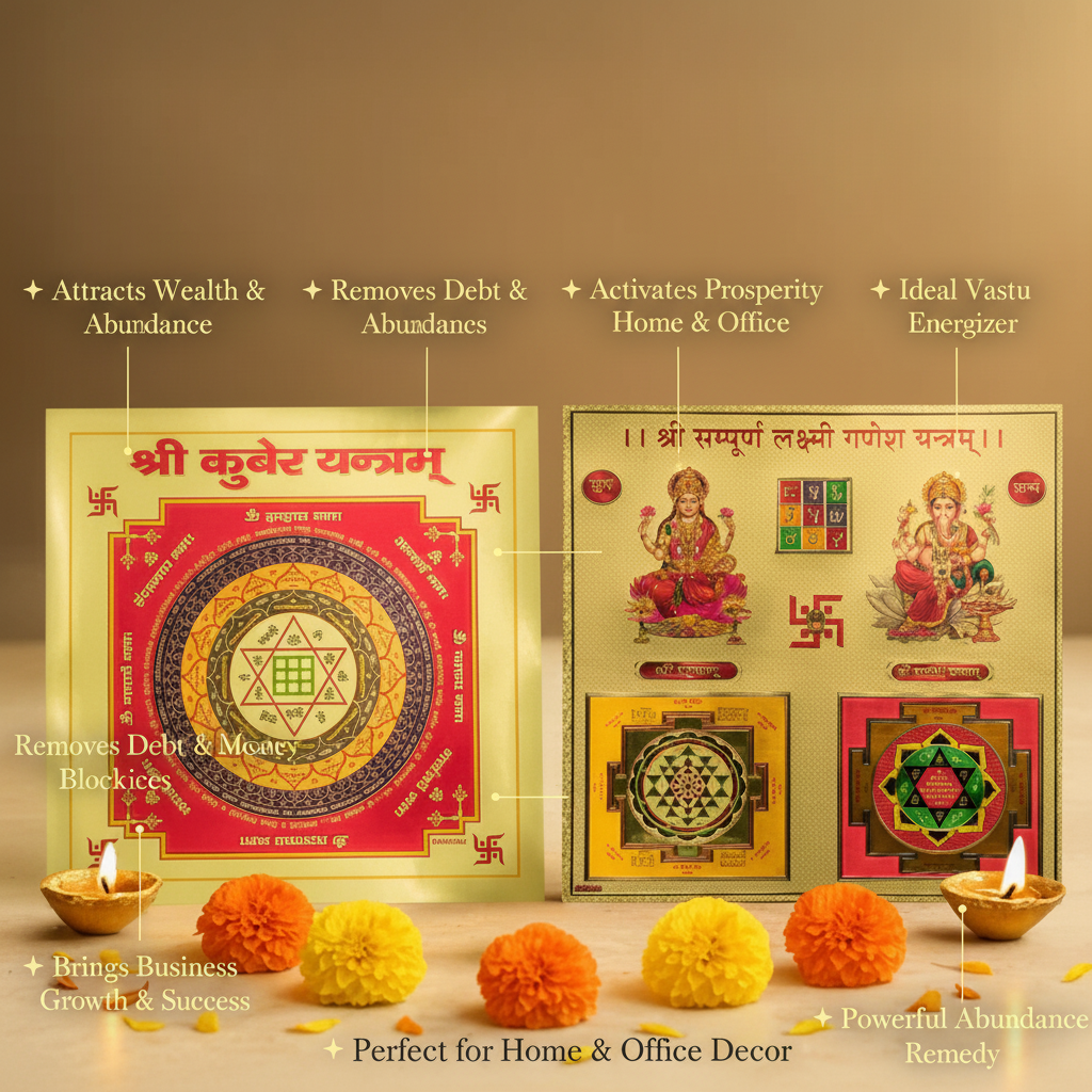 Dhan Sampatti Yantra Combo 6x6 Benefits
