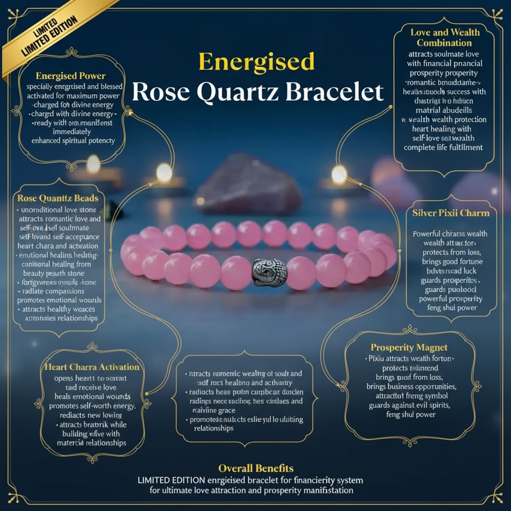 Energised Love Attractor Bracelet benefits