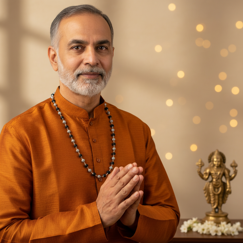Image 4 – New Model – OM Bead Karungali Mala
