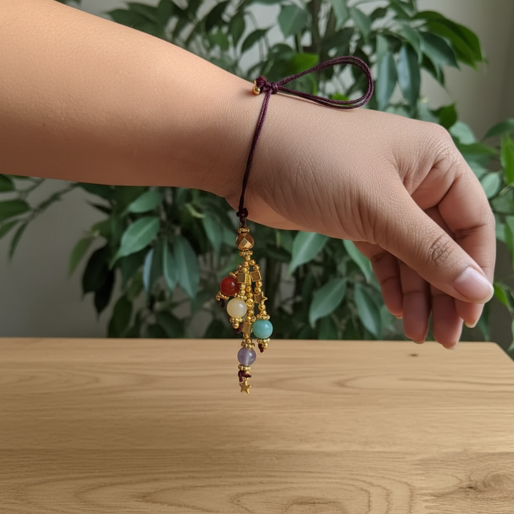Lumba Rakhi on Bhabhi's Wrist