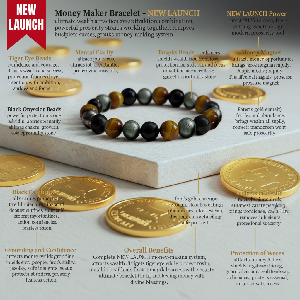 Money Maker Bracelet - NEW LAUNCH benefits