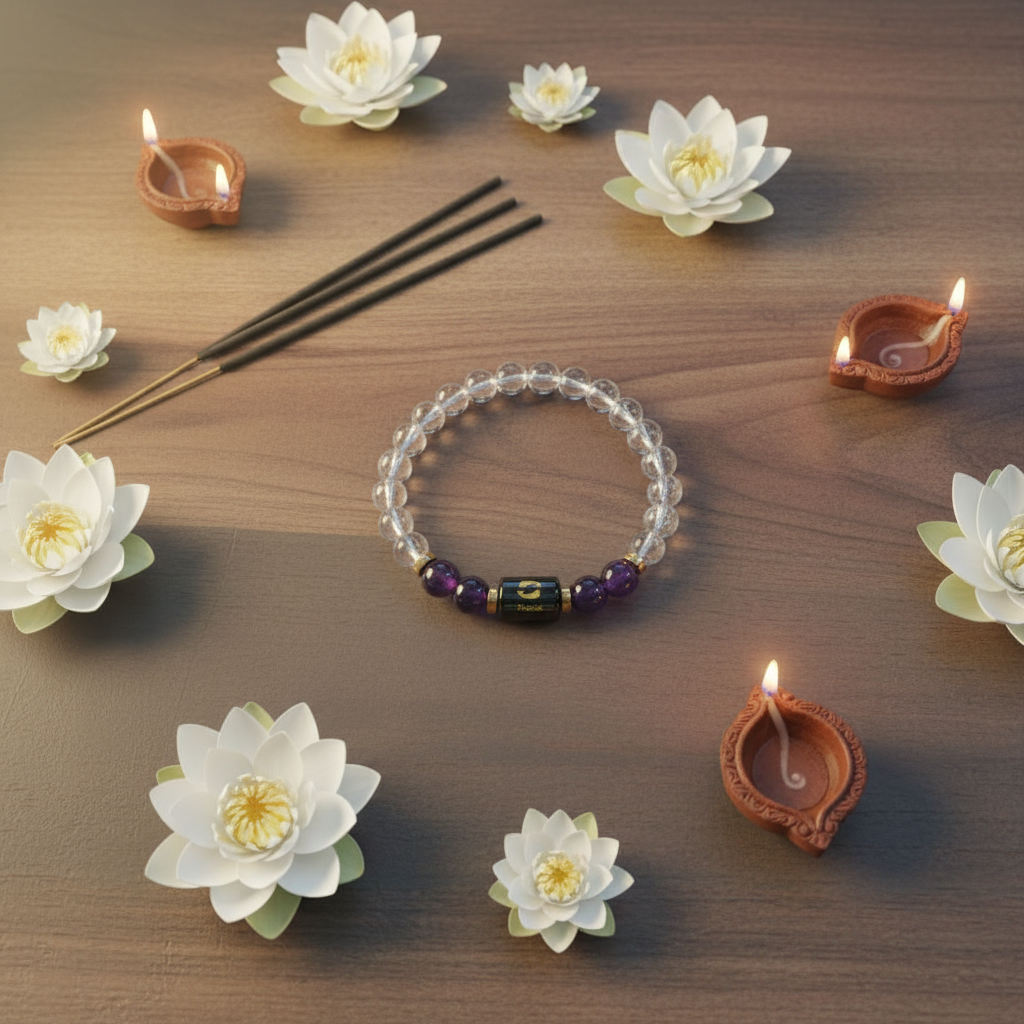 Pisces Bracelet - Spiritual Flat Lay