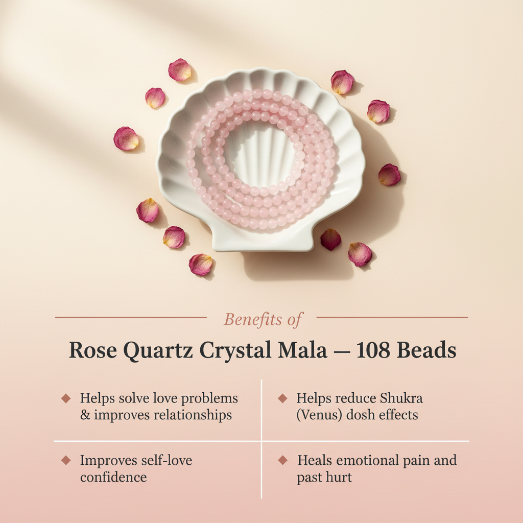 Rose Quartz Mala – Benefits – New Layout
