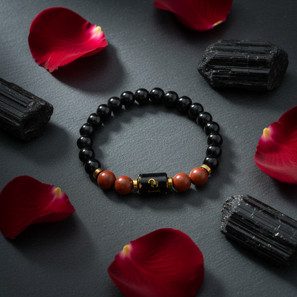 Scorpio Bracelet - Dark Slate Flat Lay
