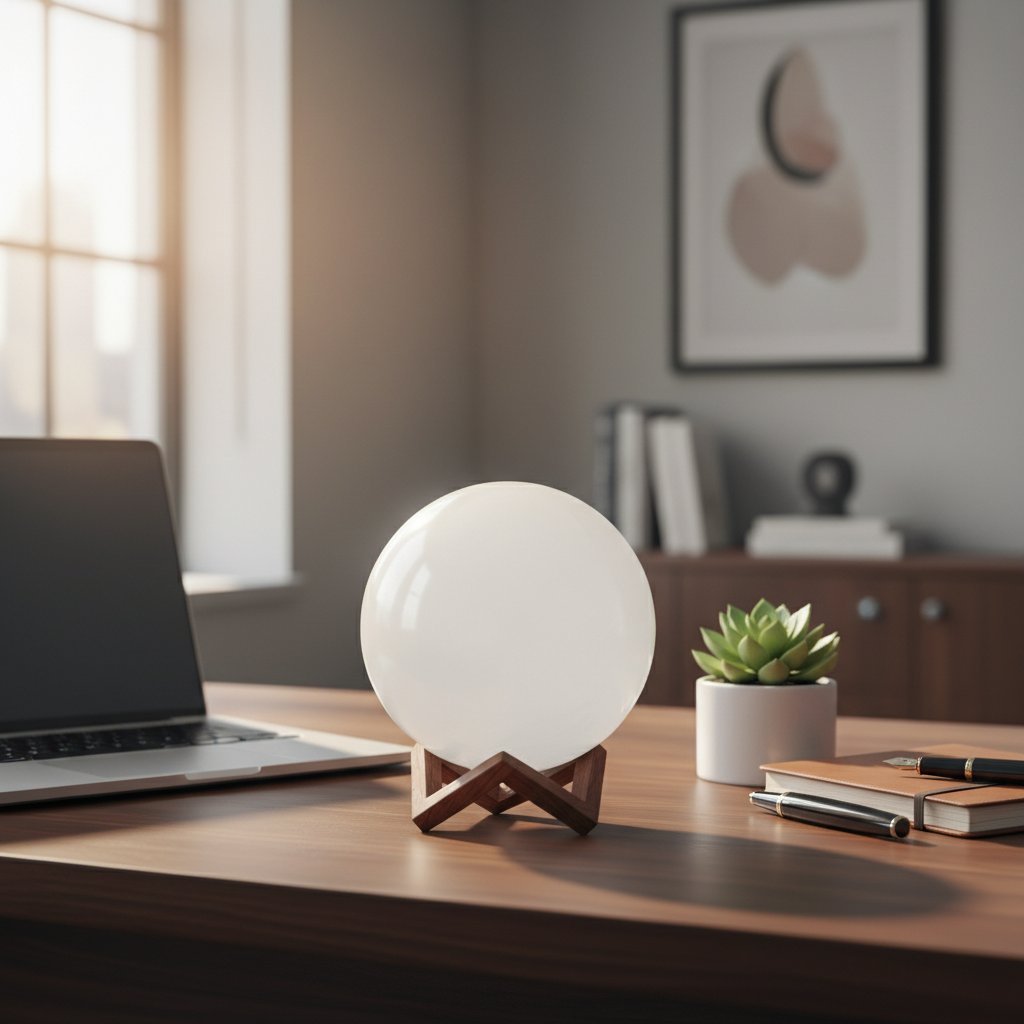 Selenite Ball - Office