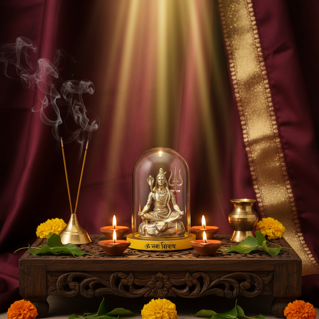Shiv Shakti Murti – Pooja Ghar Sacred Altar