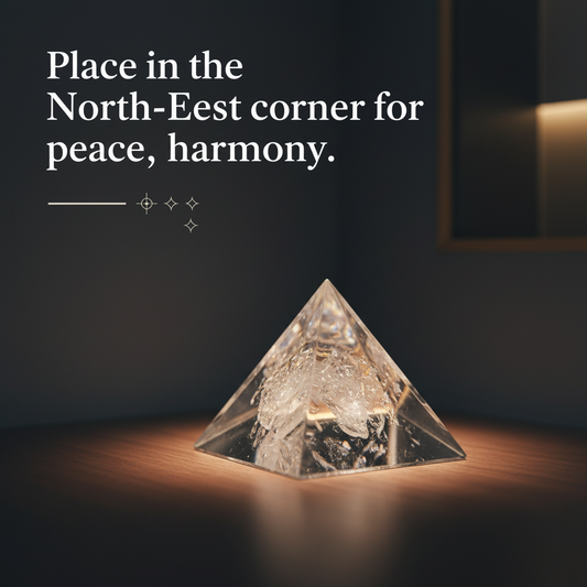Sphatik Pyramid North-East Placement Guide
