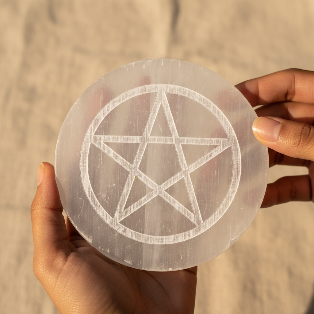 Star Plate - Linen Hand