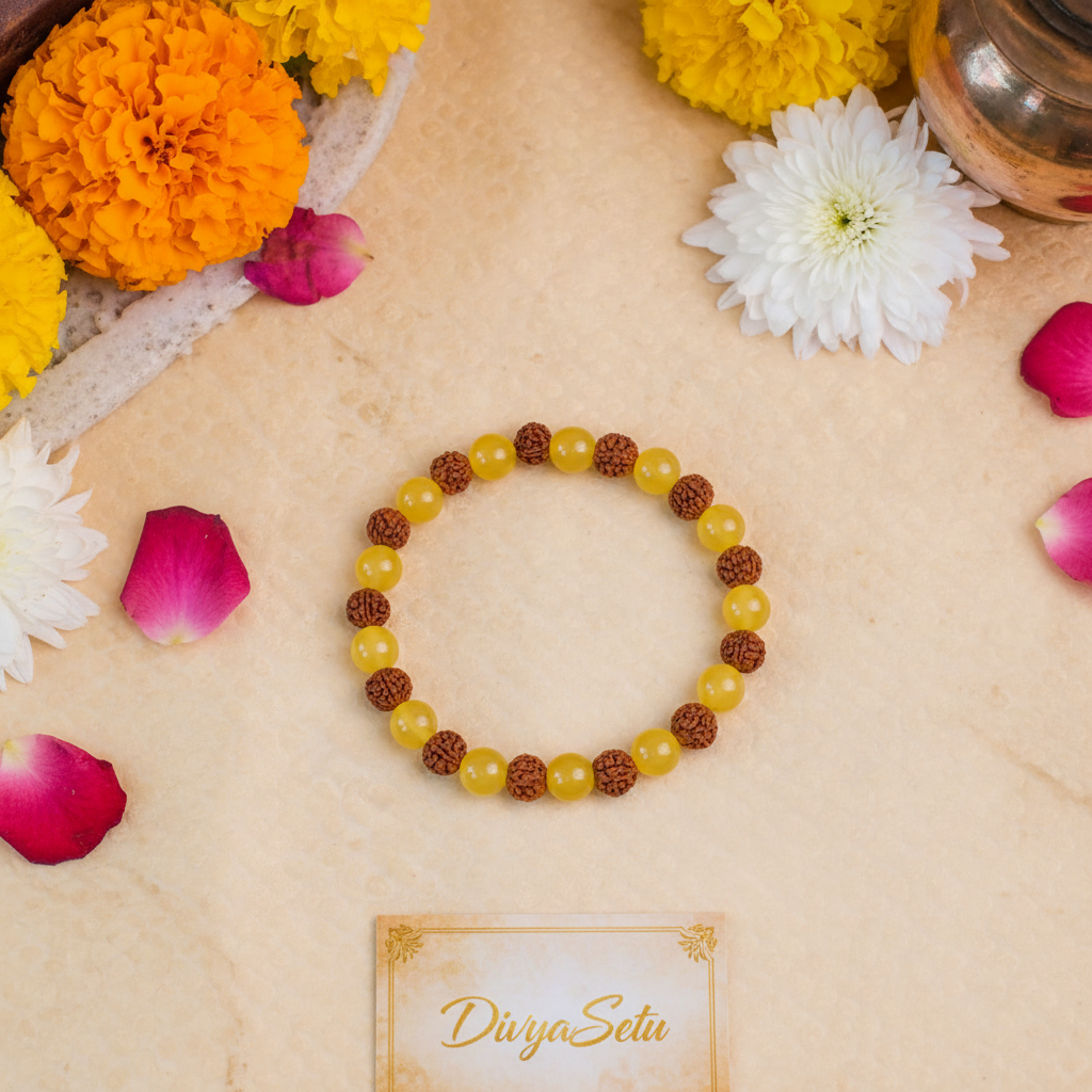 Yellow Aventurine Bracelet - Top View