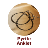 Pyrite Anklet