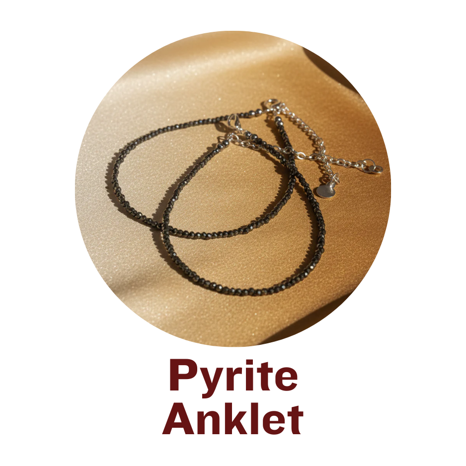 Pyrite Anklet