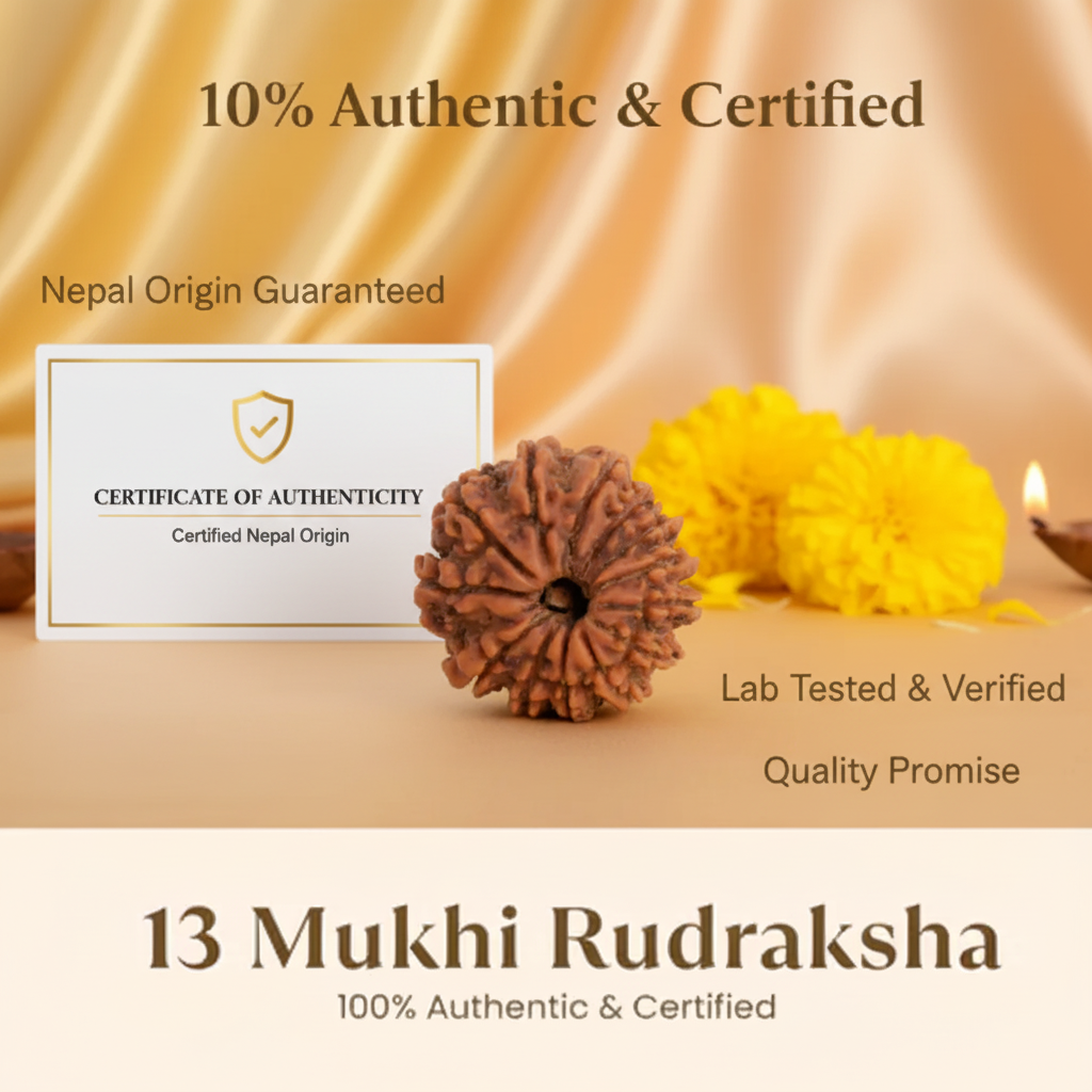 13 Mukhi Rudraksha Authenticity