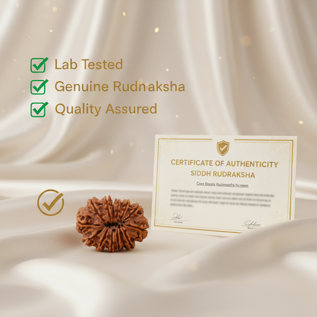 15 Mukhi Rudraksha Certification