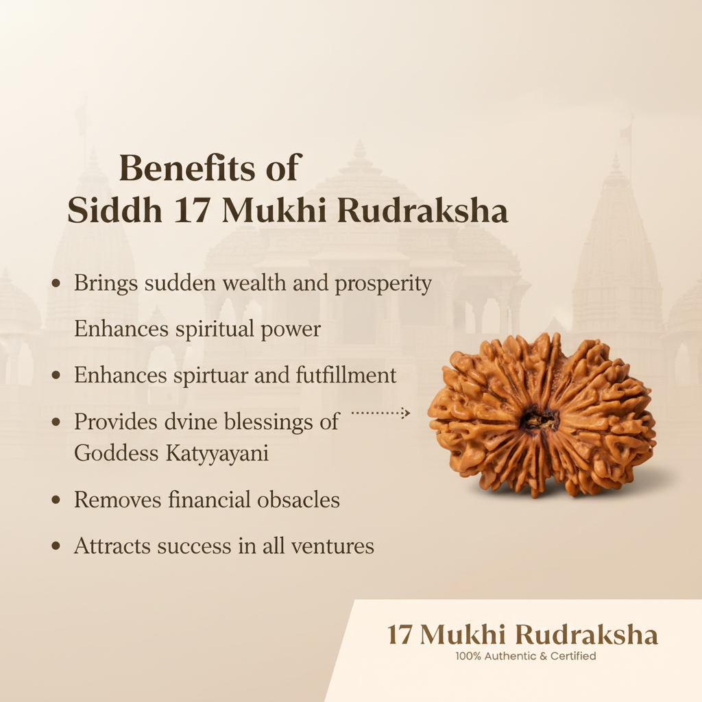 17 Mukhi Rudraksha Benefits