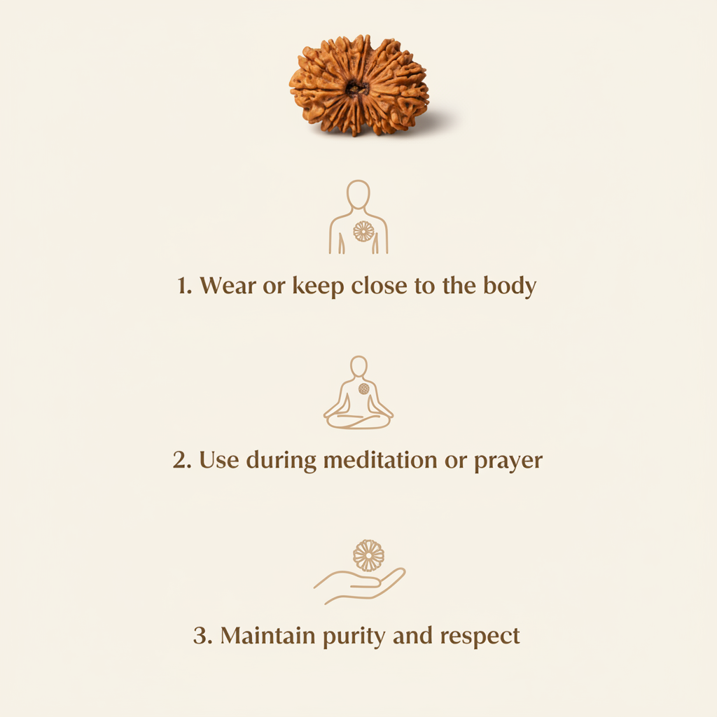 17 Mukhi Rudraksha How to Use