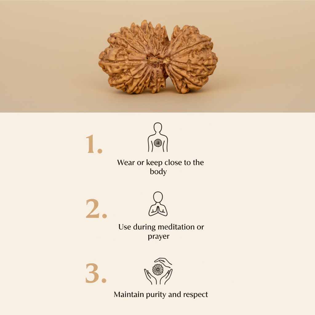 18 Mukhi Rudraksha How to Use