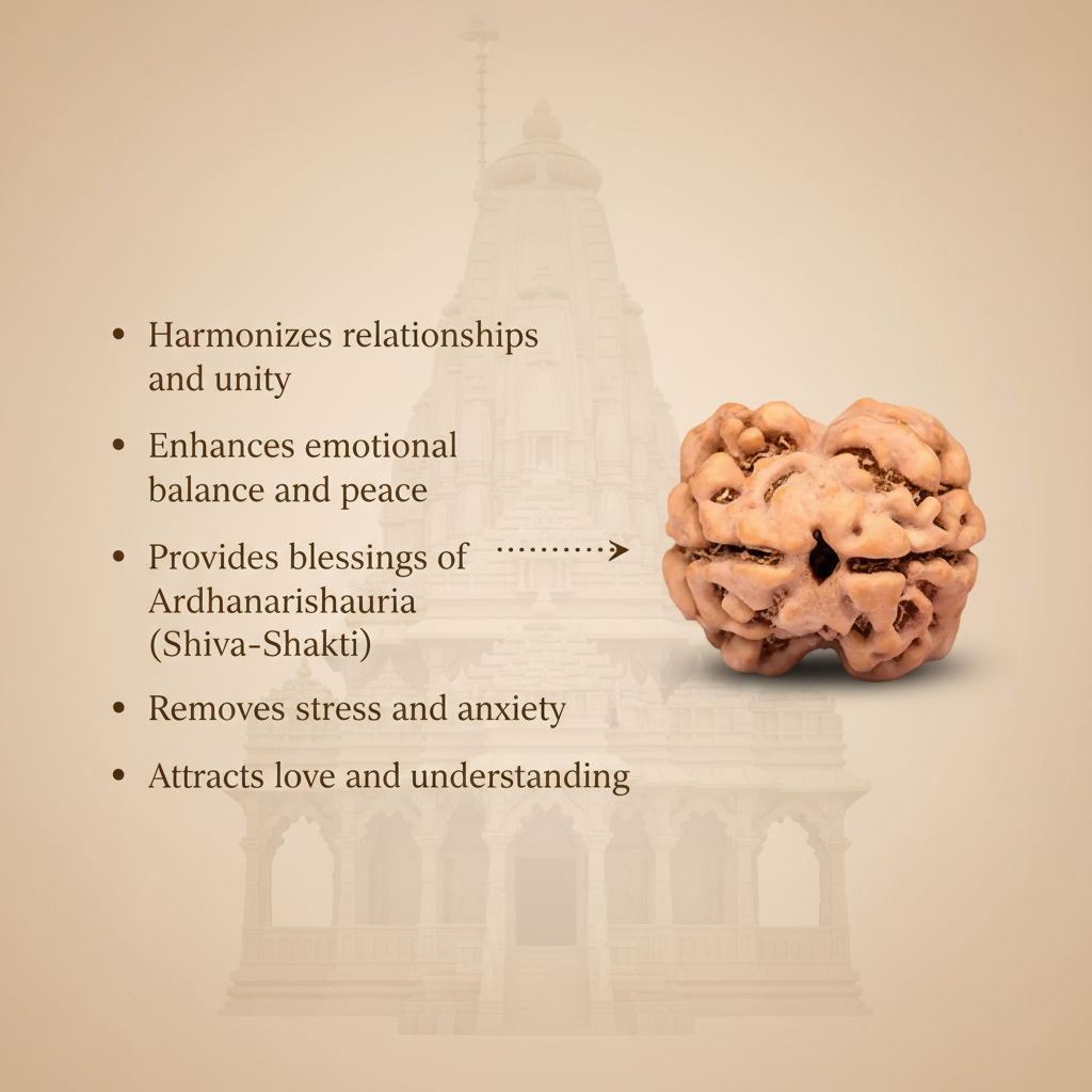 2 Mukhi Rudraksha Benefits