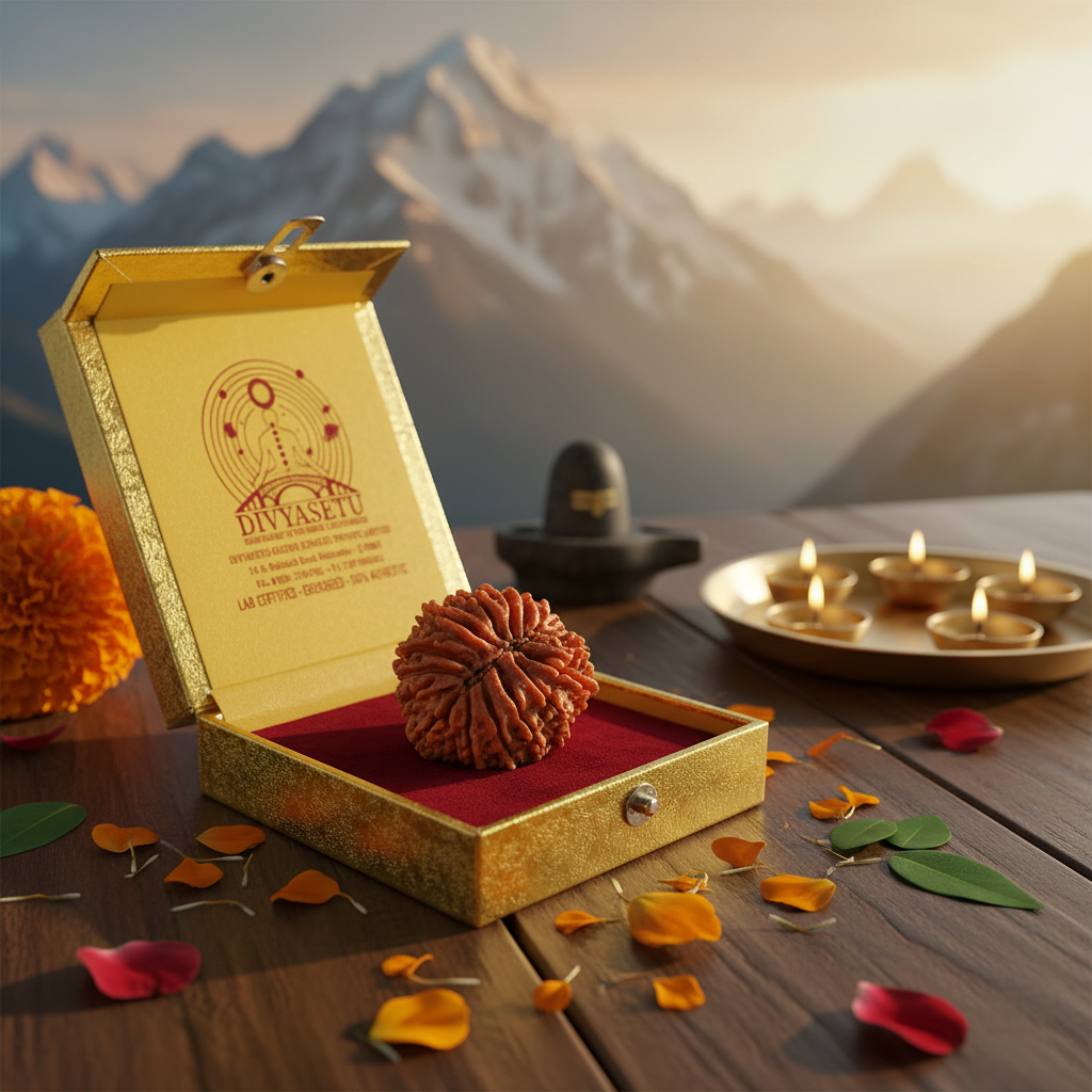 20 Mukhi Sidhi Rudraksha with silver cap