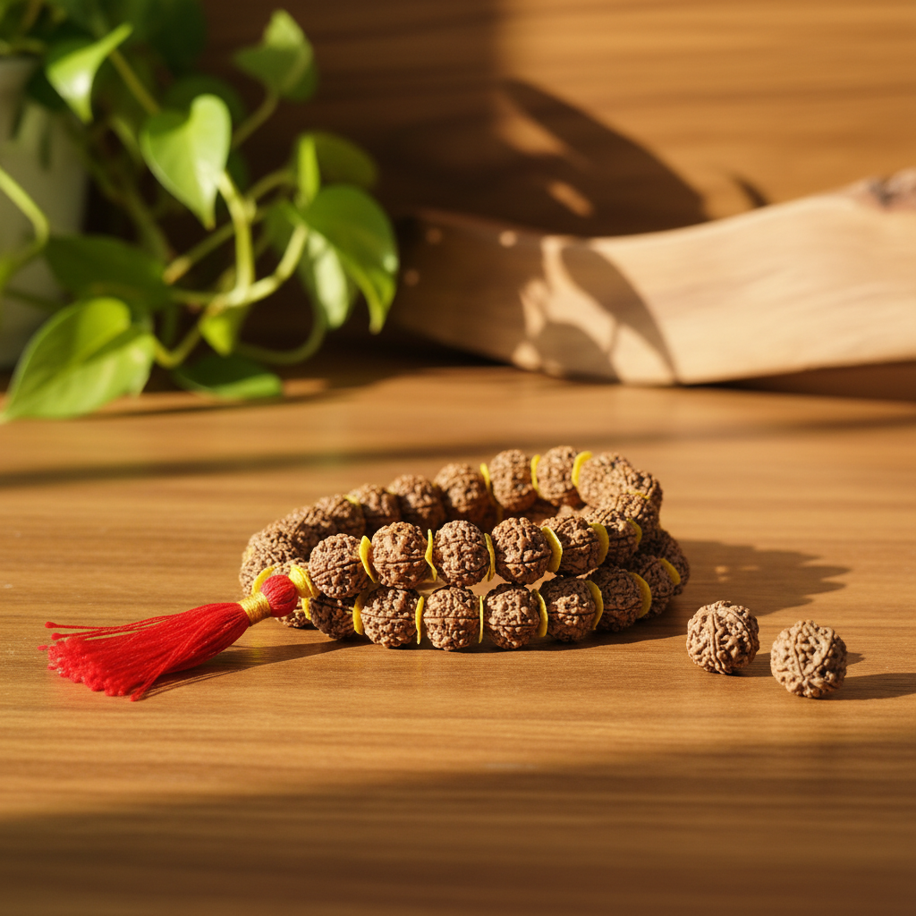 6 Mukhi Rudraksha Mala - Lifestyle 1