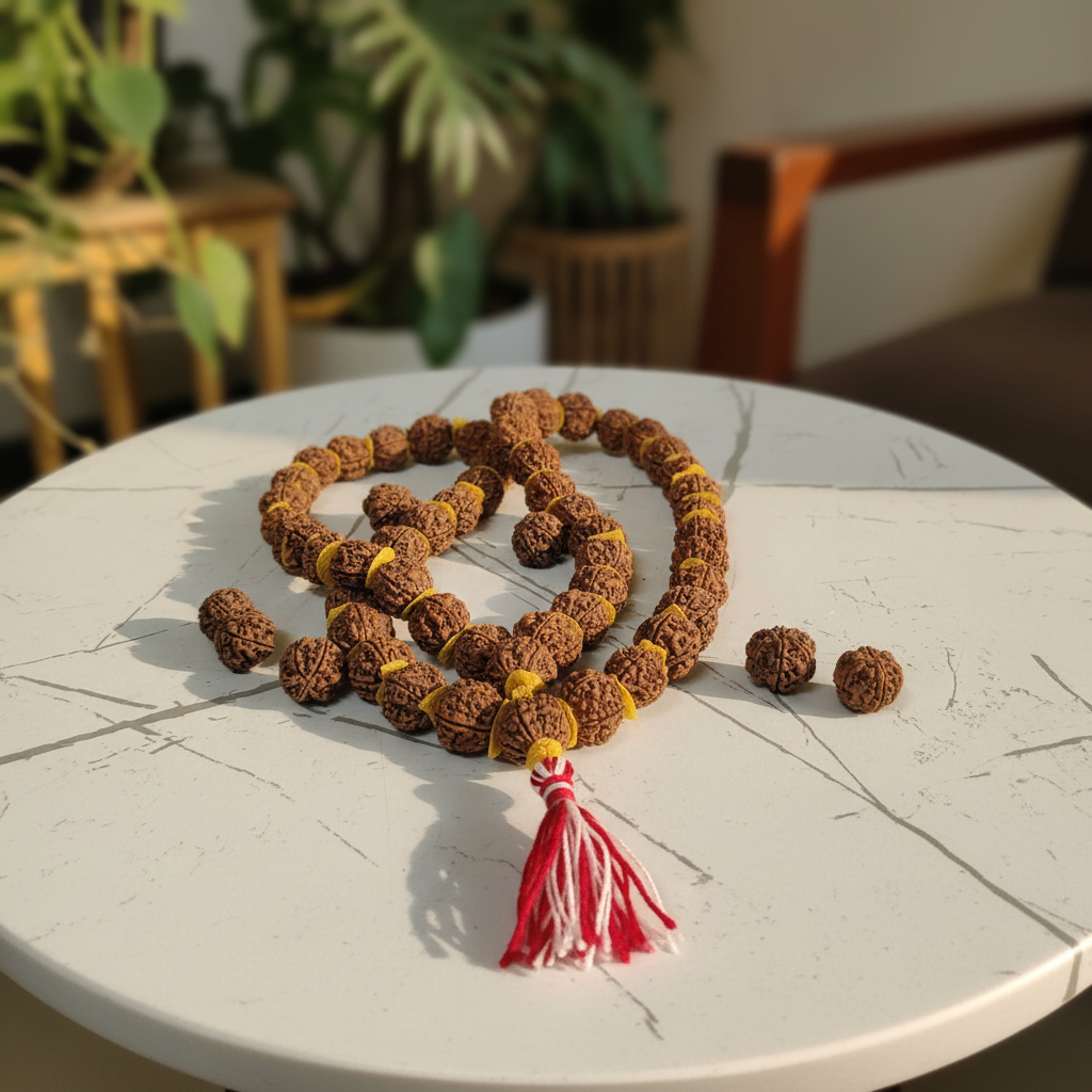 6 Mukhi Rudraksha Mala - Lifestyle 2