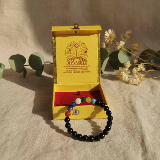 7 Chakra Bracelet in Box Square