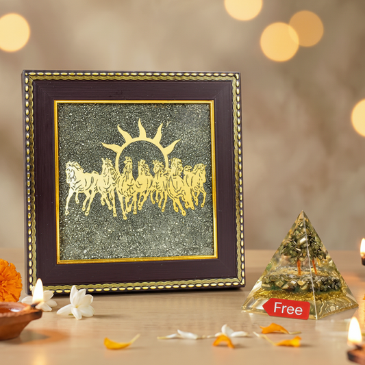 7 Horses with FREE Pyramid - Aesthetic Background