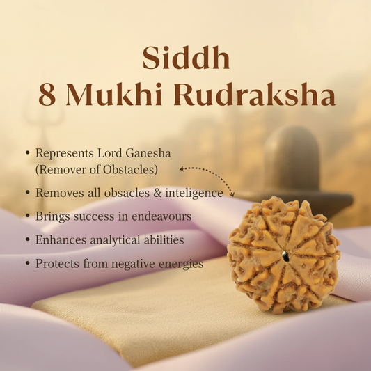 8 Mukhi Rudraksha Benefits