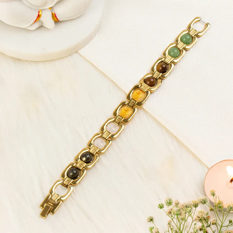 Metal Dhan Yog Bracelet - Gold