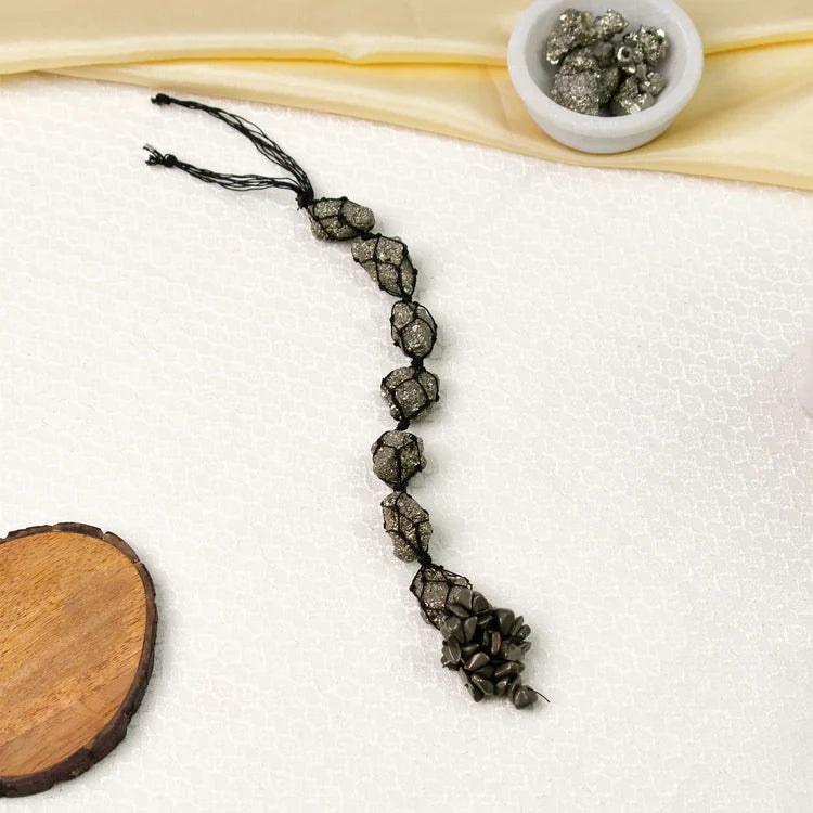 Pyrite Latkan - Golden Prosperity Waist Chain