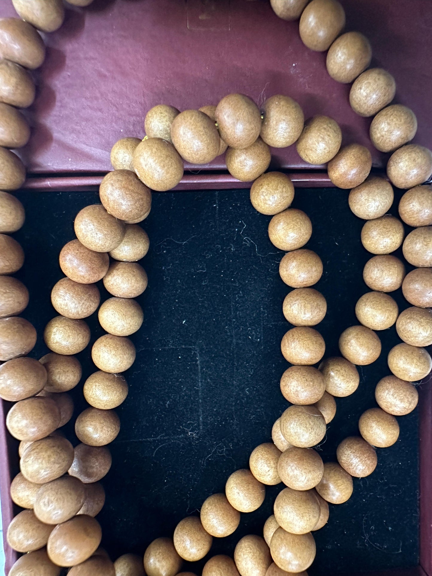 White Sandalwood Mala with Latkan