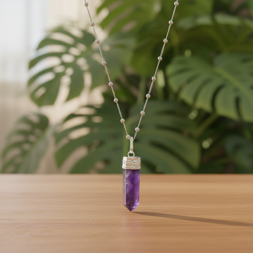 Amethyst - Wood & Plants