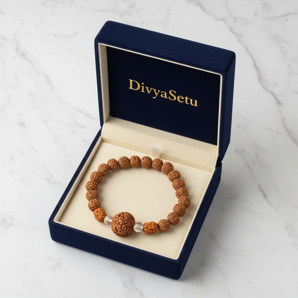 Arogya Rudraksha Bracelet - Gift Box