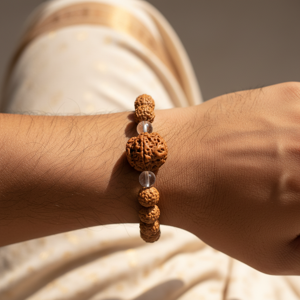 Arogya Rudraksha Bracelet - Lifestyle Wrist
