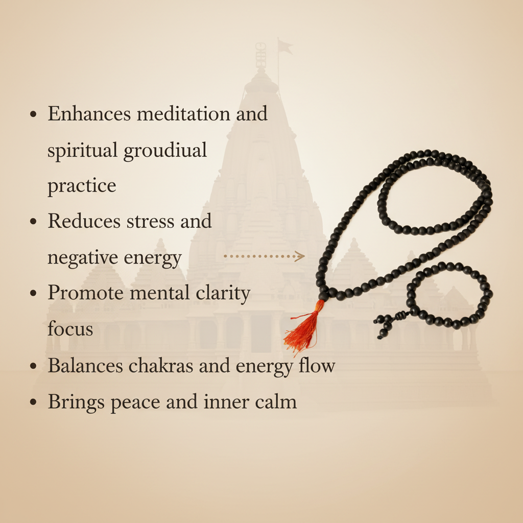 Black Beaded Mala Benefits