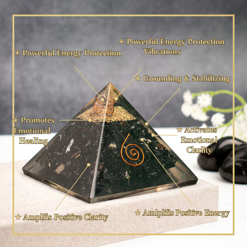Black Obsidian Pyramid Benefits