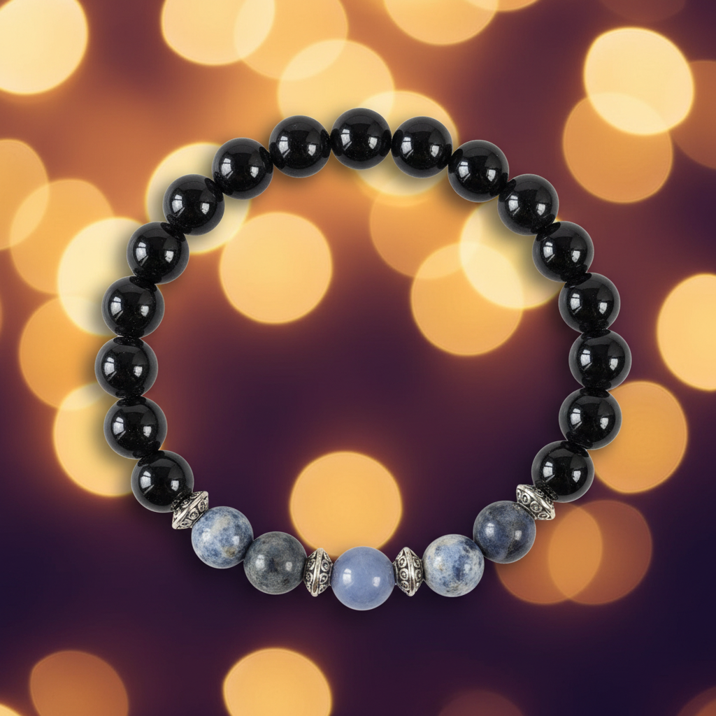 Black Tourmaline Bracelet - Top View