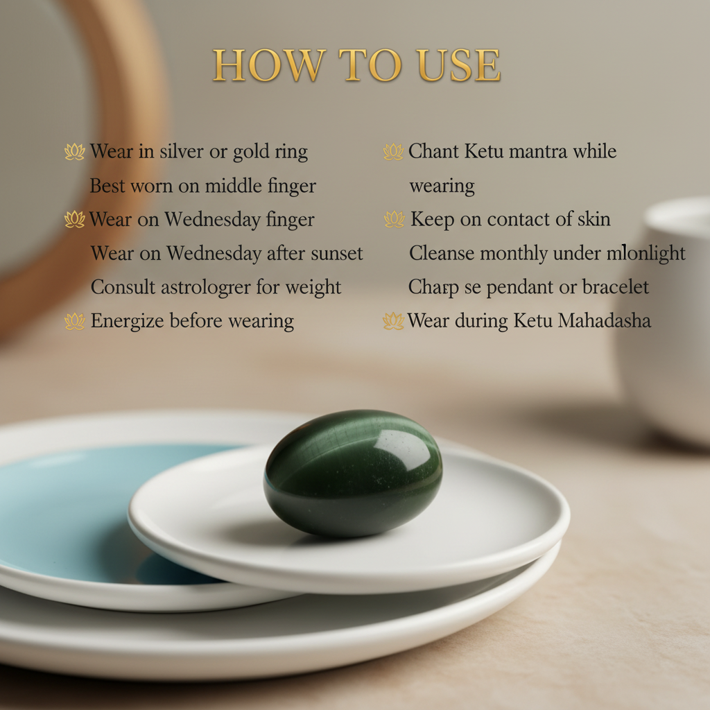 Cat's Eye Lehsuniya - How to Use Guide