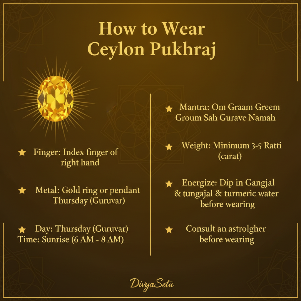 Ceylon Pukhraj How to Use