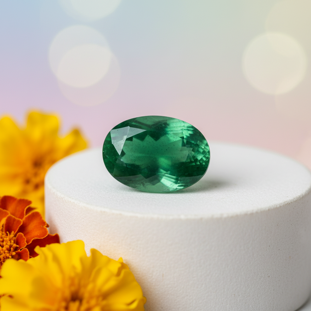 Chalcedony Onyx - Luxury Advertisement with Marigolds