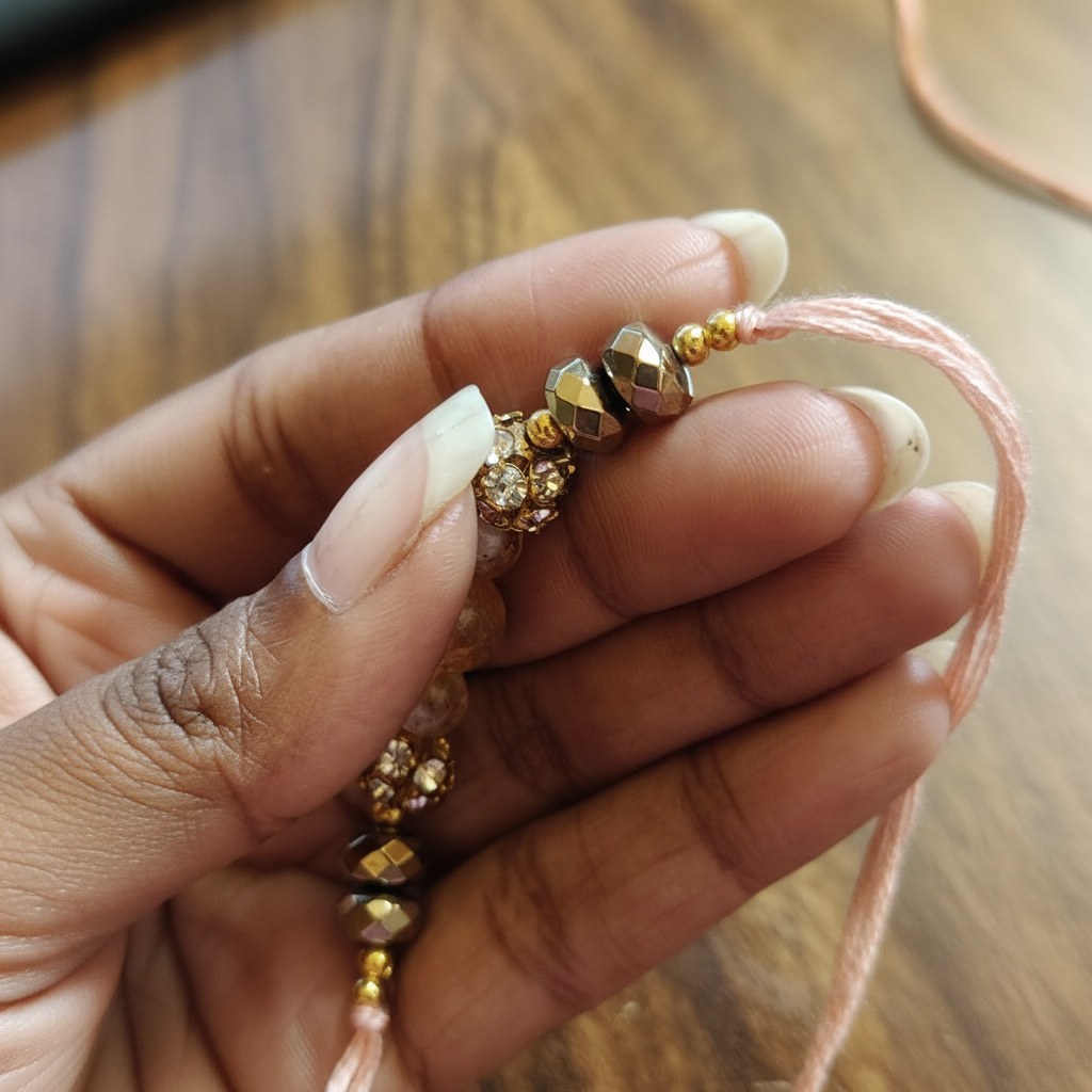 Citrine Pyrite Rakhi Pyrite Close-up - BG Changed