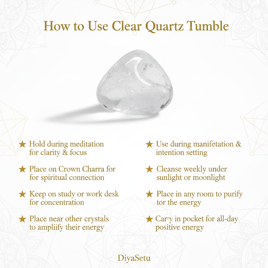 Clear Quartz Tumble How to Use
