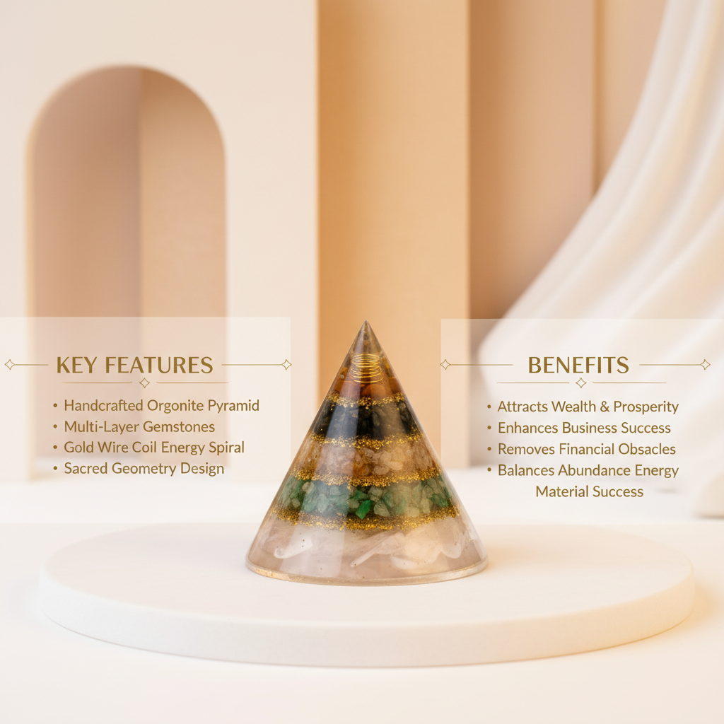 Conical Dhan Yog Pyramid - Features & Benefits