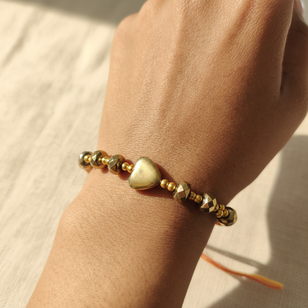 Dhan Lakshmi Rakhi on Wrist - 1:1